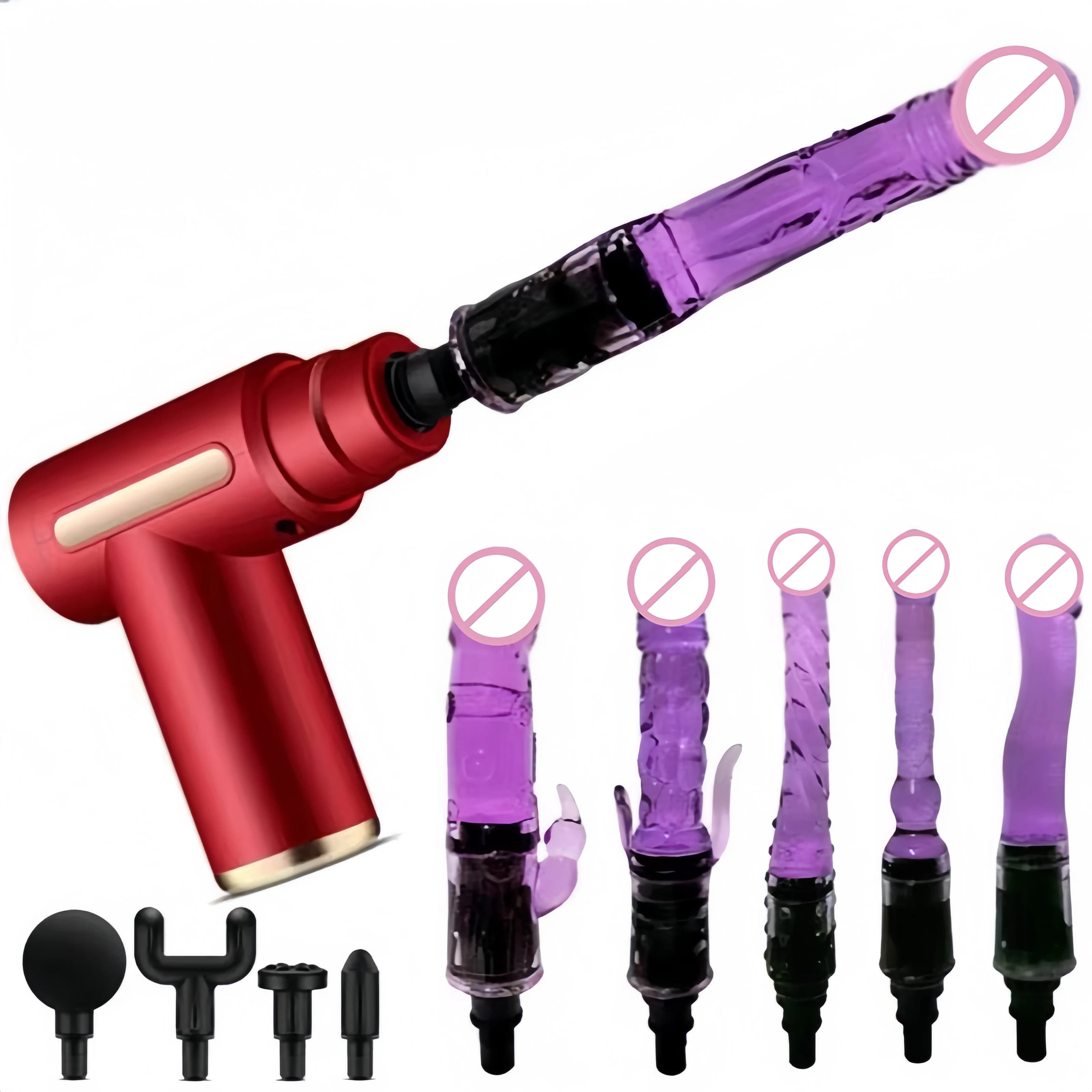 New Mini Silent Automatic Massage Gun 2026 - Sex Toy for Men and Women, Masturbation Machine, Vibrator, Love balls/beads