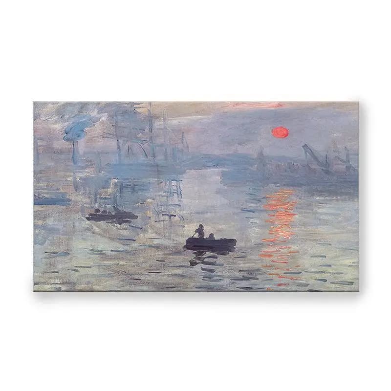 Cover TV con arte impressionista di Van Gogh e Monet - (32/40/60/75 pollici) Protezione schermo per monitor LCD/OLED per la decorazione domestica