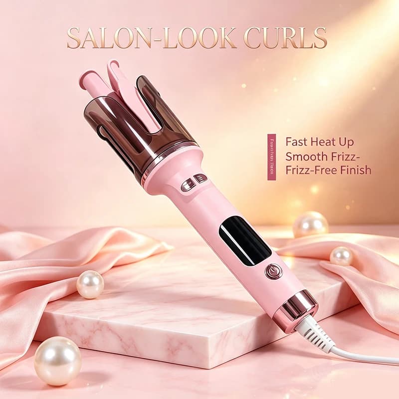 Automatic Easy-to-Use Hair Curler, High-Quality Professional Iron, Salon Hair Care Styling Tools, Korean Wave Curling Hairer