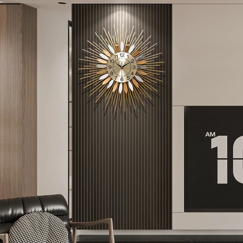 Orologi da parete estetici silenziosi Art Mural Soggiorno Orologio da parete per interni di lusso digitale Nordic Horloge Murale Decorazione della casa