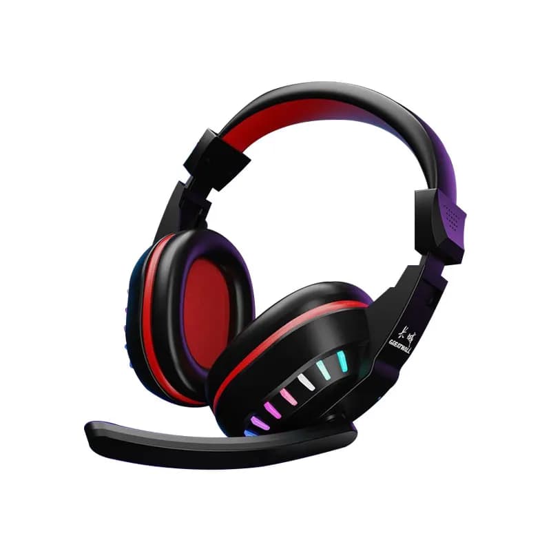 Gaming Over-Ear Cablate Headphones GWH118 with Low Dynamics, USB Connectors and Codec AAC, Microphone for PC and Computer