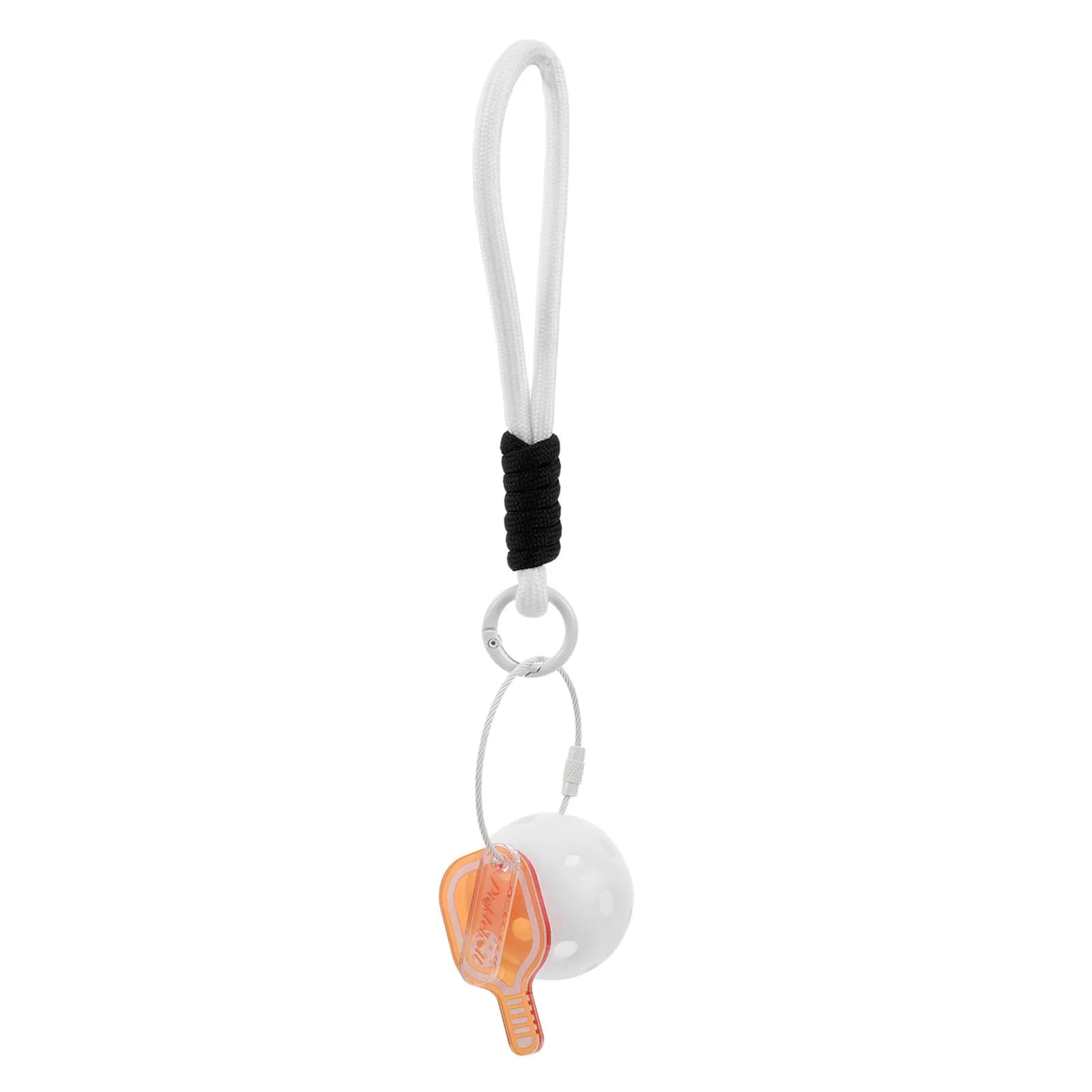 Divertente Portachiavi Pickleball, Mini Pallina Sportiva, Portachiavi Portatile a Forma di Racchetta da Pickleball per Bambini e Adulti, Mini Portachiavi Tennis