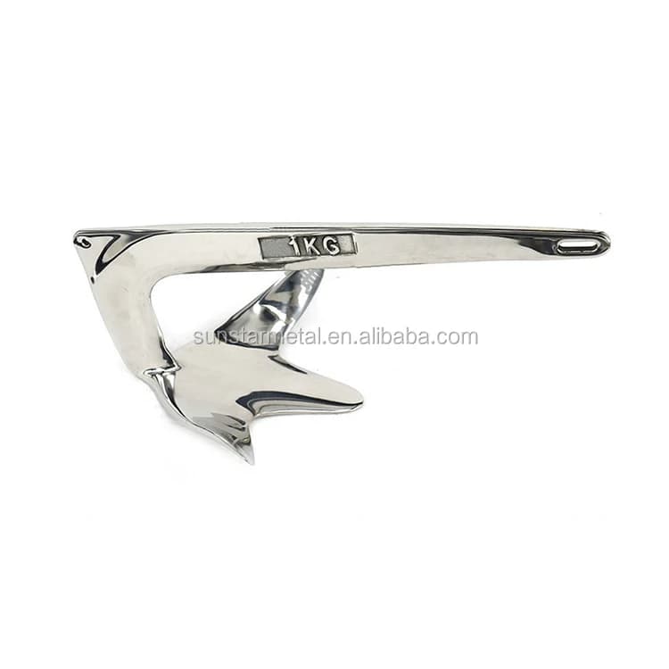 Accessori per barche hardware marino Acciaio inossidabile 316 5KG 10kg Aereo per barche Ancora Bruce