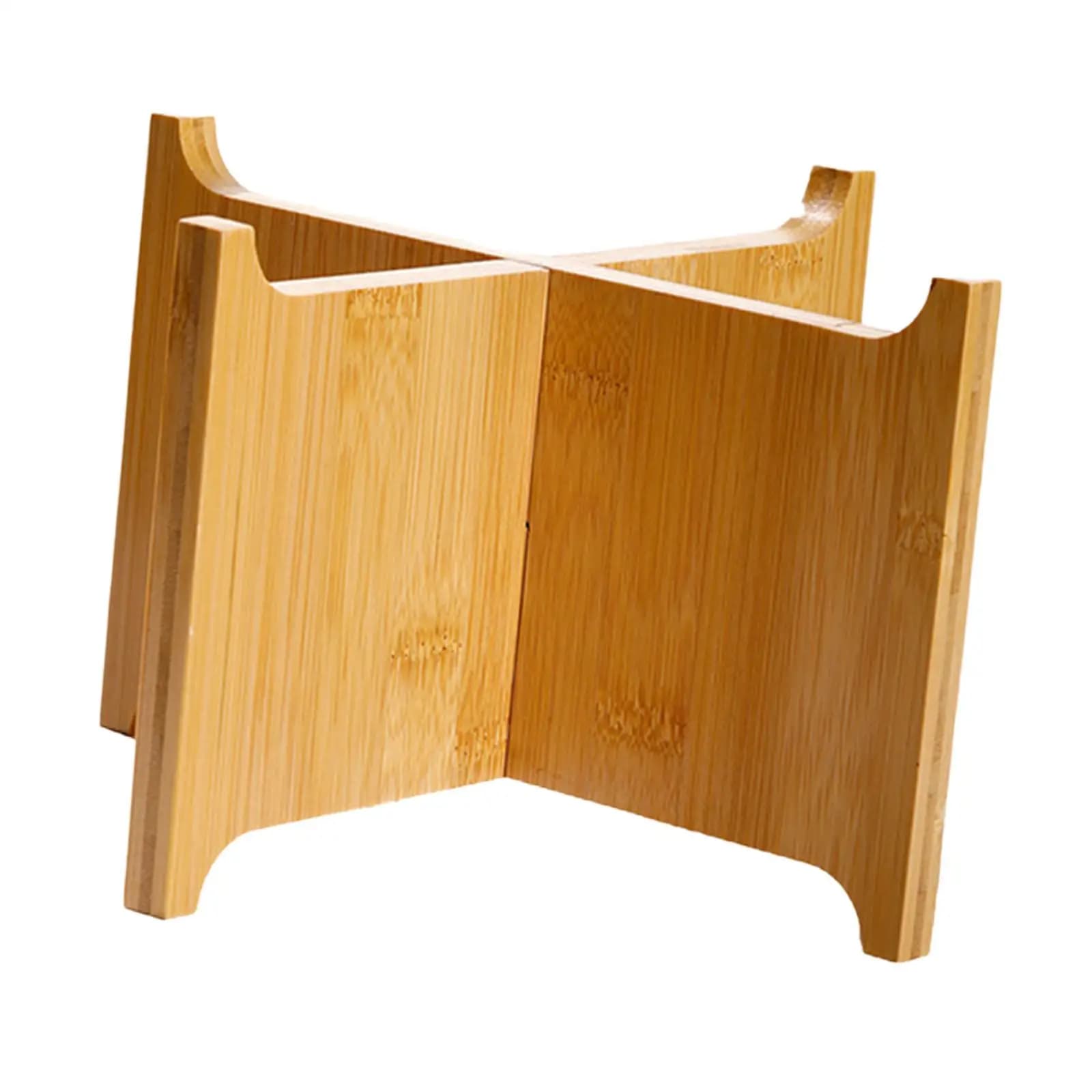 Supporto per Piante in Legno Rustico Decorativo Stabile per Vasi da Fiori, Fioriera, Rialzo per Piante per Angolo Giardino, Tavolo, Patio, Soggiorno