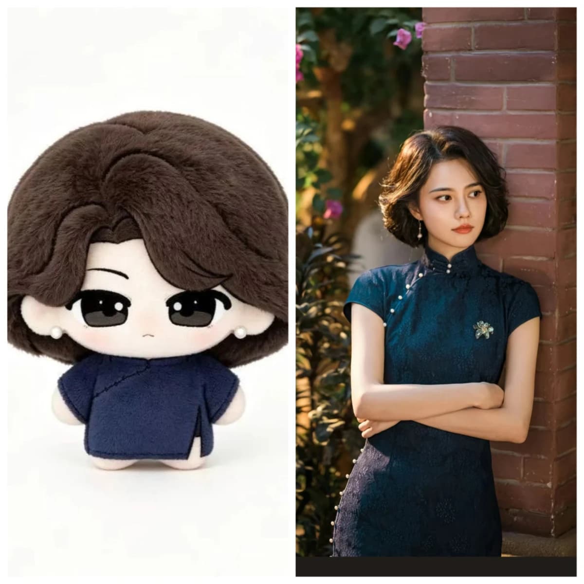 【 Newly launched 】 Southern Archives Jiang Peiyao and Zhang Haiqi Attribute 10cm Cotton Doll Cute Doll Pendant