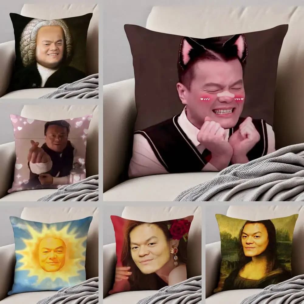 J-JYP Meme Federa per cuscino Sedosa ed elegante Comfort Divano letto Federa da spiaggia con cerniera invisibile