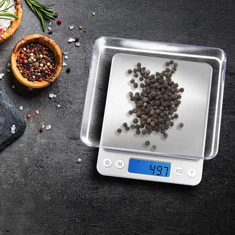LCD Digital Jewelry Scale 3kg 0.1g/500g 0.01g Smart Precision Electronic Pocket Portable Kitchen Food Scales Gram Weight Balance