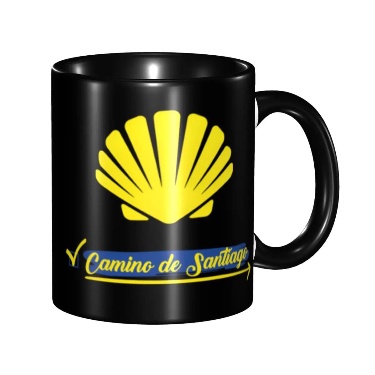 Buen Camino De Santiago Coffee Mug DIY Personalized Ceramic Milk Tea Mug Cup