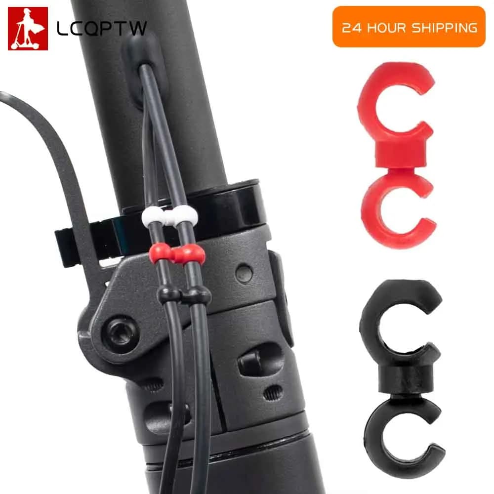 1/5/10 PCS Fascetta Fibbia Organizzatore Universale Per Xiaomi M365 Mi3 Pro per Nineboot Max G30/D/LP ES1 Scooter Elettrico Parte