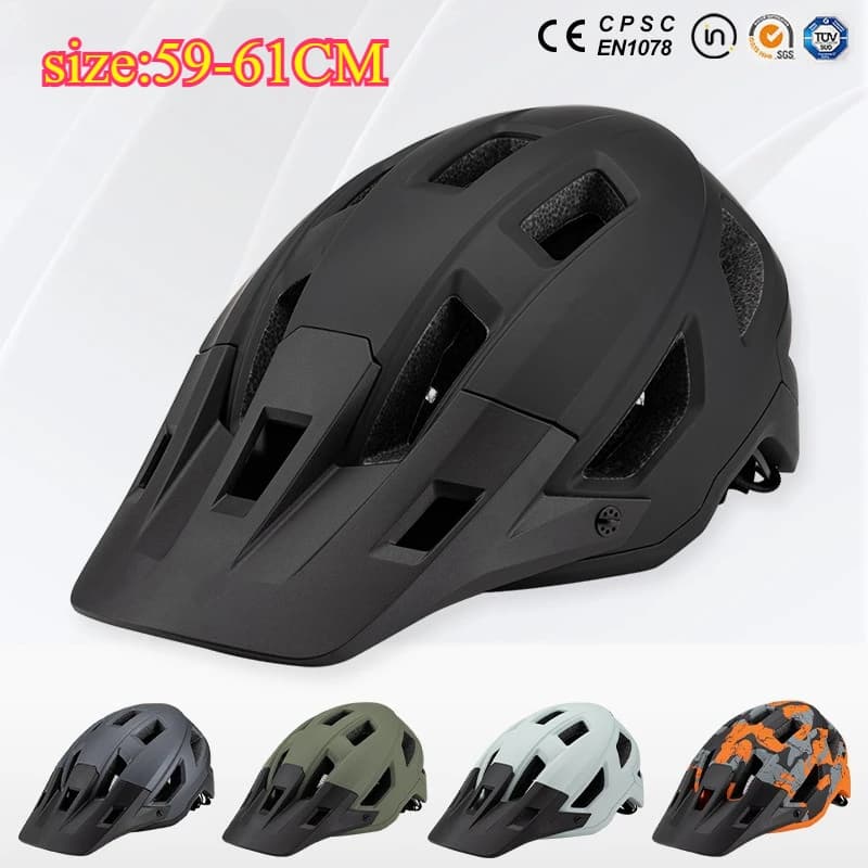 Outdoor Cycling Bike Helmet Ventilation with Adjustable Dial 14 Air Grips Road Light Mountain Bike Helmet