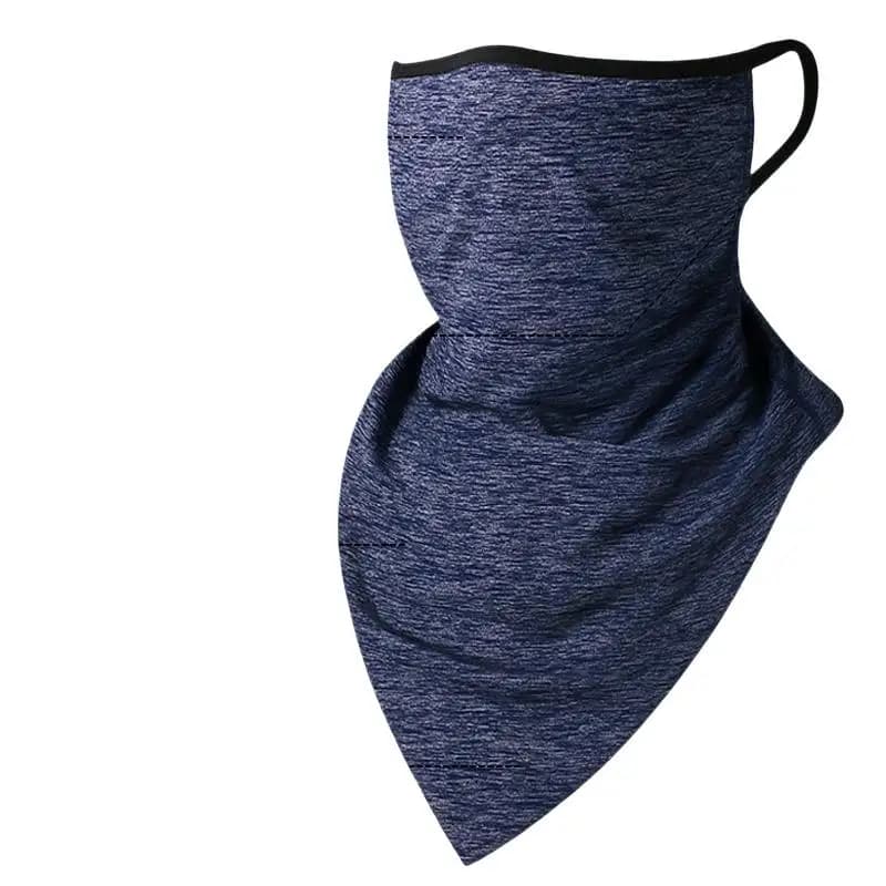 Ice Silk Full Face Mask*Men Ear Hanging Bandana UV Sunscreen Breathable For Cycling/Bike Outdoor Neck Scarf