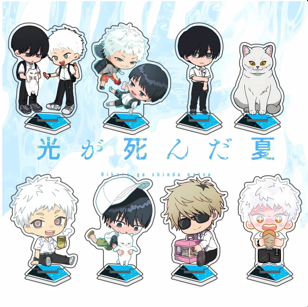L'estate Hikaru Died Supporto in acrilico Amici fan Regali Figura Display Collezione di merci anime Decorazione da scrivania Ornamento Accessori