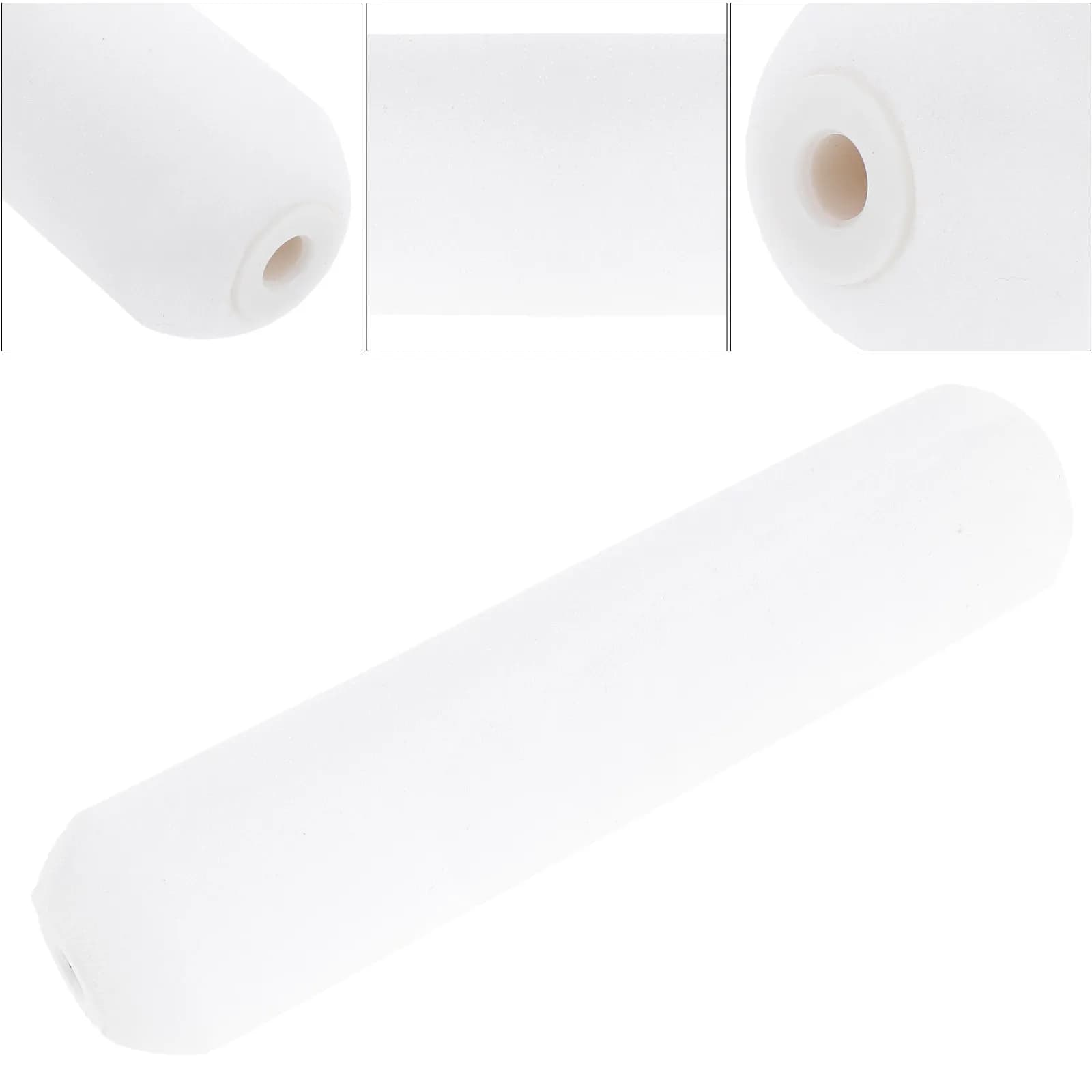 4Pcs 6-Inch Sponge Roller Covers Premium Dense Foam Painting Roller Refills Easy-Use Replacement Covers for Paint Rollers Wall