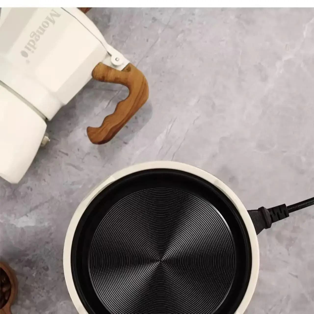 Stufa elettrica in ceramica Mongdio, moka, caffettiera domestica, forno riscaldante, stufa elettrica, base riscaldante, bollitore