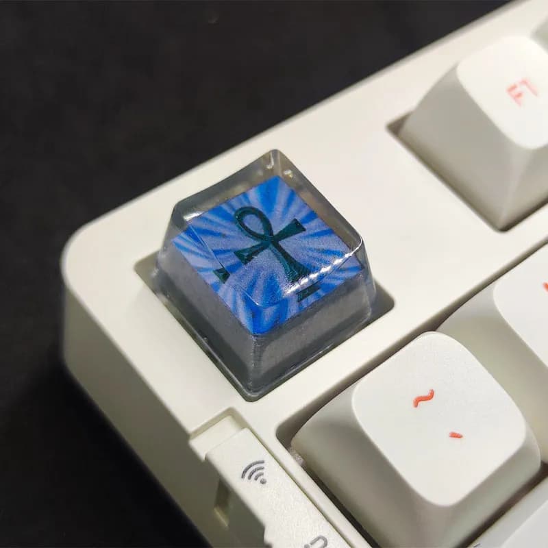 Diy Self Made Yu-Gi-Oh! Monster Reborn Mechanical Keyboard Keys Cross-Axis Mechanical Keyboard Pc Personalized Keycaps Gift Toy