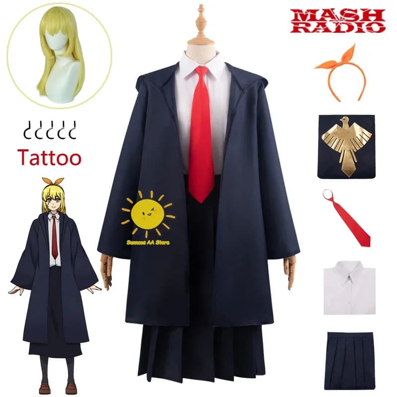 2025 Nuovo Cosplay Anime Limone Irvine Cosplay Mashle Magia e Muscoli Costumi Cosplay Limone Irvine Parrucca Uniforme Halloween Carniva