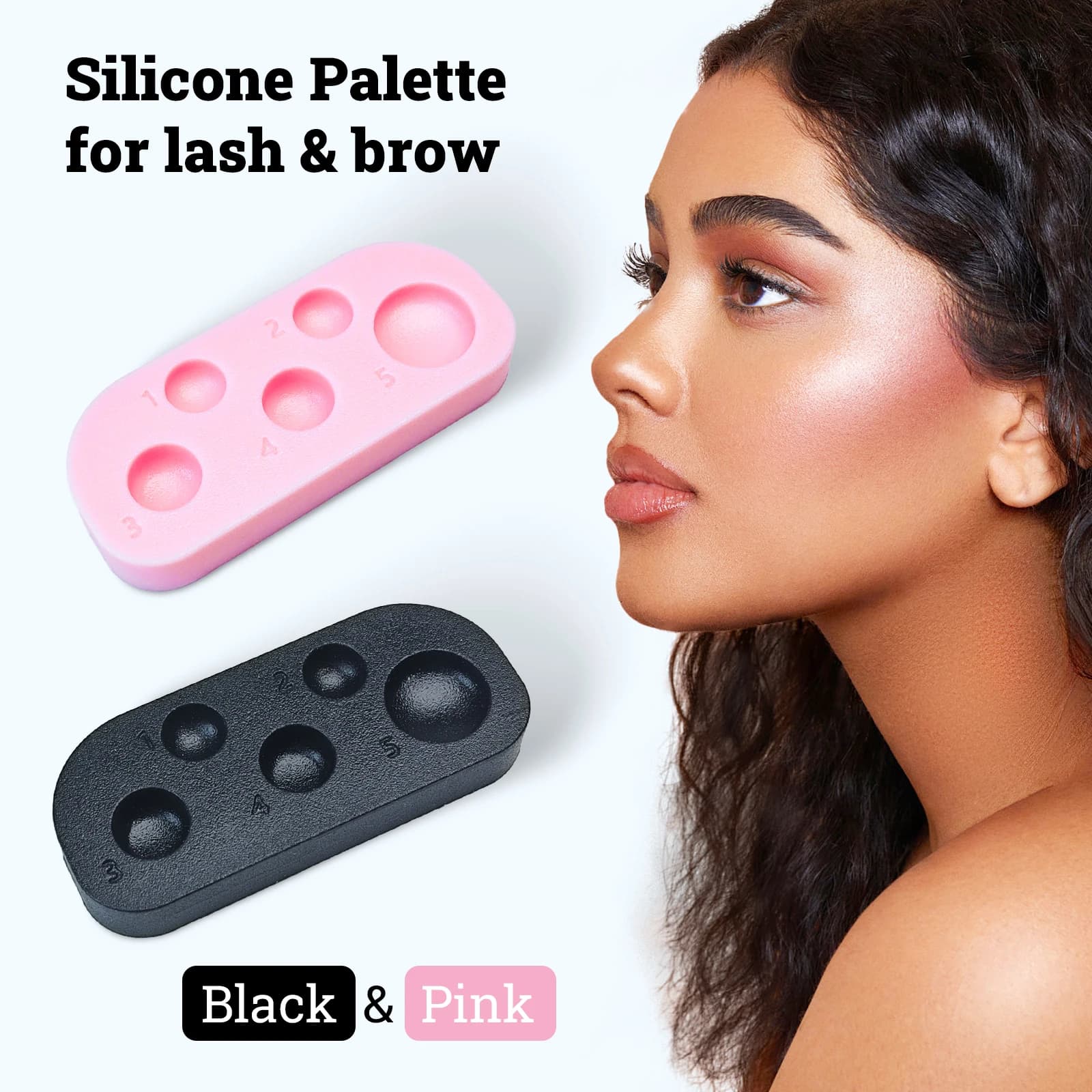 PERMANY 1 Piece Lash Lift Palettes, Eyebrow Tint Palettes, Extension Eyelashes Sticker, Eyebrow Tint Accessories, Eyebrow Lifting Tool