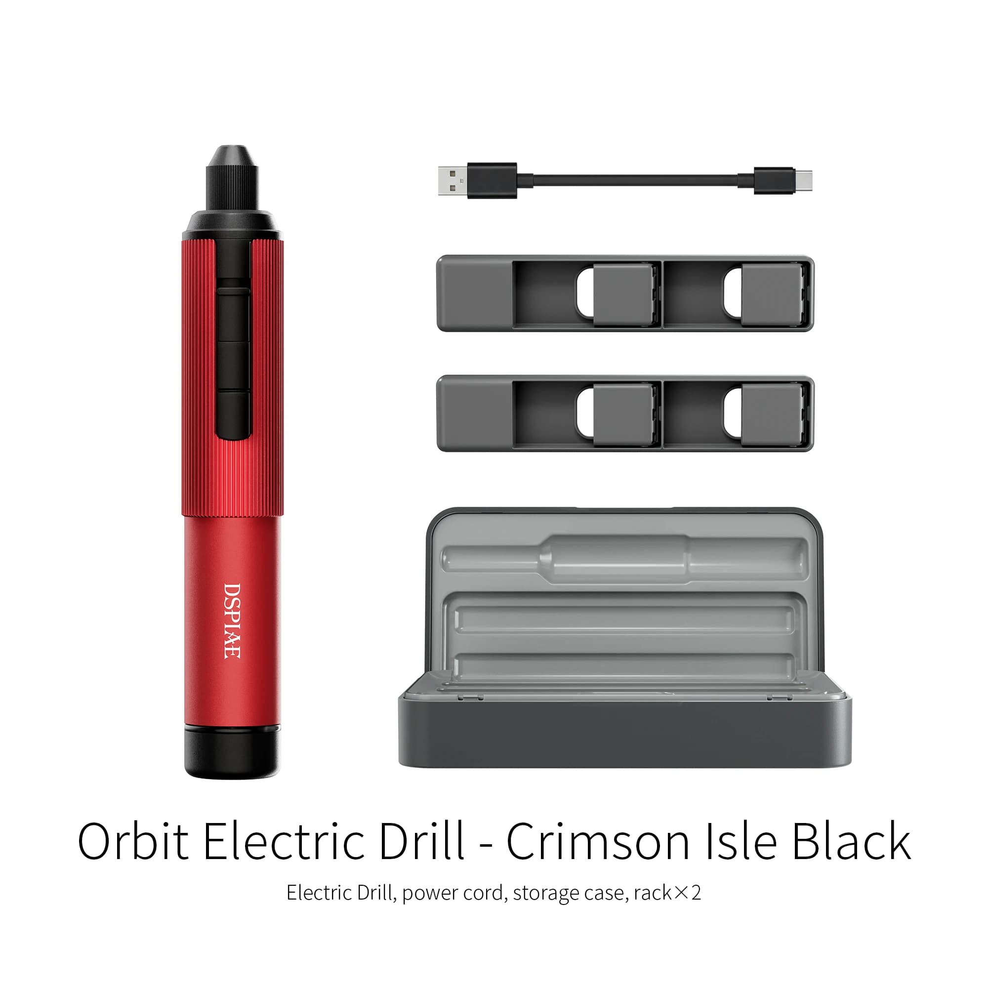 DSPIAE AT-ED01 Trapano Elettrico Orbitale e Avvitatore 2026 Nuovo Modello Kit di Utensili per Assemblaggio Hobby Fai-da-Te per Plastica, Legno e Metalli Morbidi