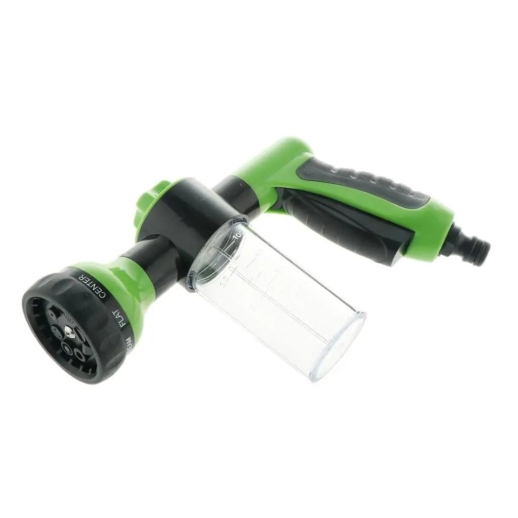 Dispenser di sapone con ugello in schiuma di neve per tubo dell'acqua da giardino per rondella di auto, doccia per animali domestici, irrigazione delle piante