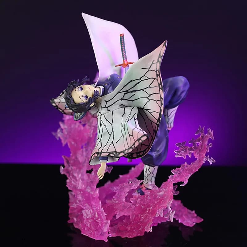 20 cm Demone Slayer Kochou Shinobu Farfalla Danza Anime Figura Modello Statua Collezione Ragazzi Decorazione del Desktop Ornamento Giocattoli Regalo