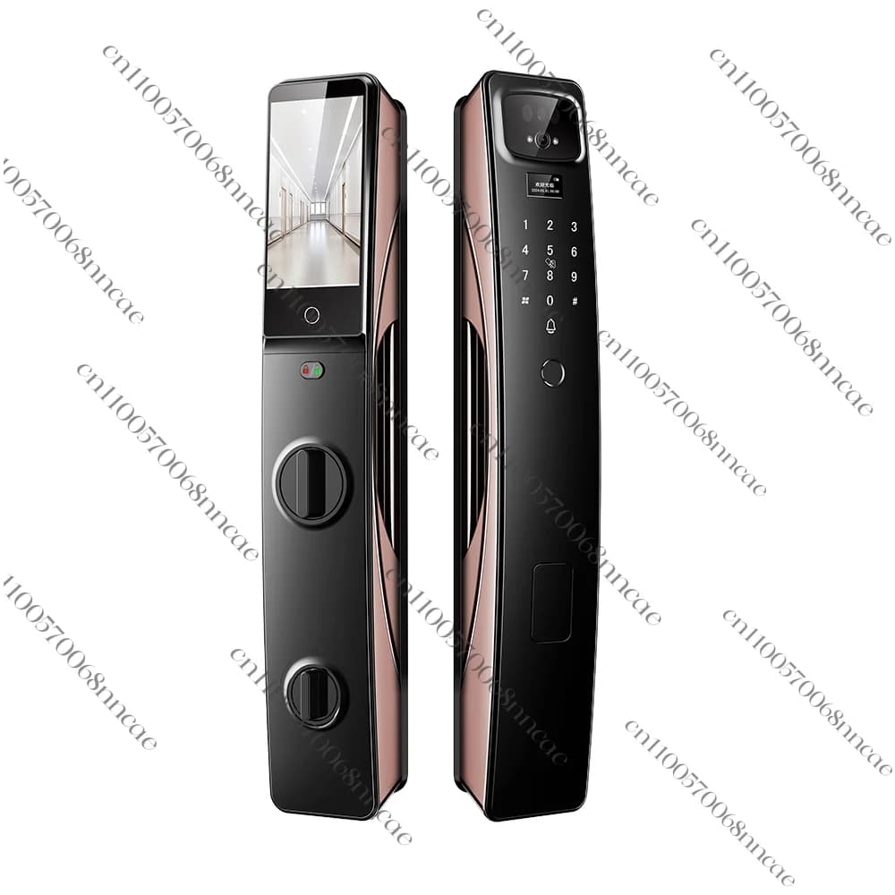 Enrique Tuya 3D Smart Door Lock WiFi Impronta digitale Codice digitale Riconoscimento facciale 3D per legno Alluminio Home Cloud Include fotocamera
