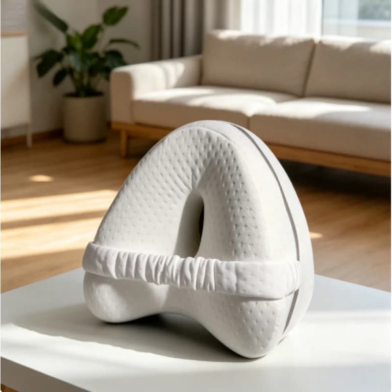 Orthopedic Memory Foam Leg Knee Pillow Side Sleeper Support Cushion Sciatica Hip Back Pressure Relief Bed Sofa Rest Pillow