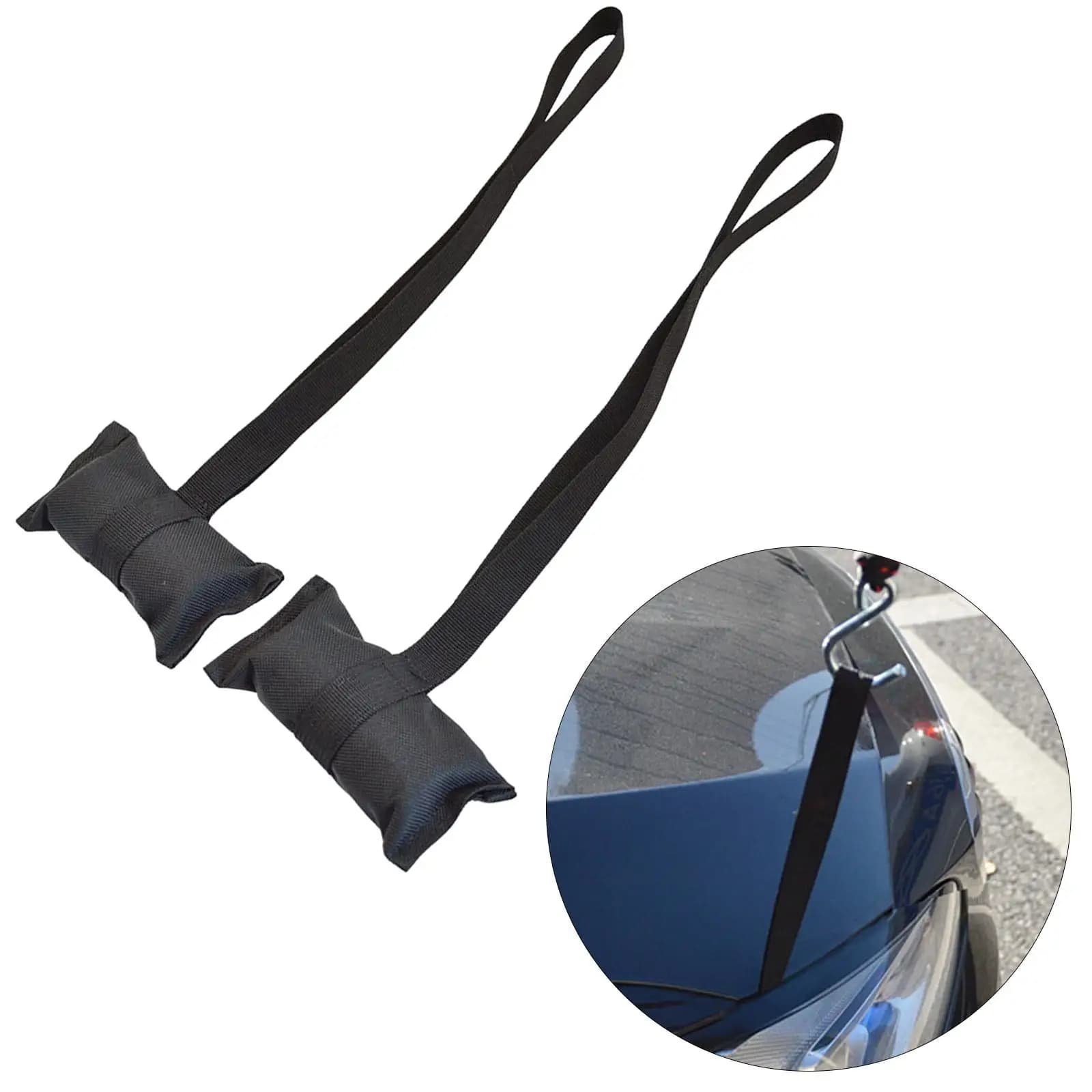 Cinghia per ancoraggio per canoa ad anello rapido, cinghia per legare la poppa, manico per kayak in tessuto Oxford per accessori per barche