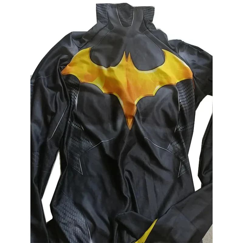 2025 Halloween Cosplay Batgirl Costumi Cosplay Batwoman Suit Supereroe Zentai Body Adulti Bambini