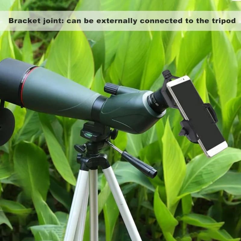 Supporti per binocoli/microscopi, supporti per foto per cellulari, staffa di montaggio, manico lungo
