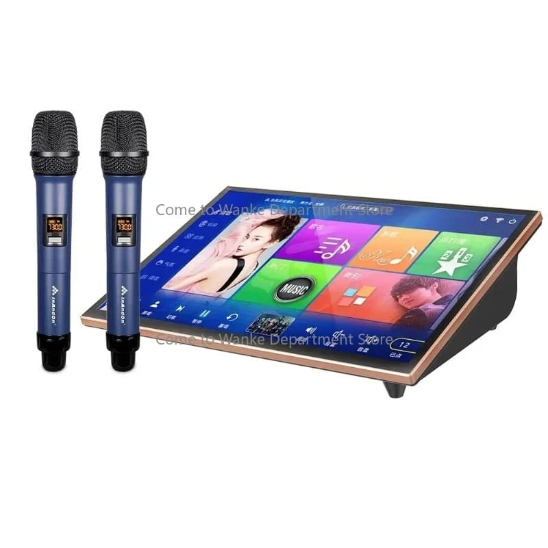 2022 Nuovo Lettore Karaoke InAndOn 6T 19 ''Connessione TV Touchscreen KTV Macchina Karaoke Sistema Karaoke Domestico Per Adulti con Microfoni
