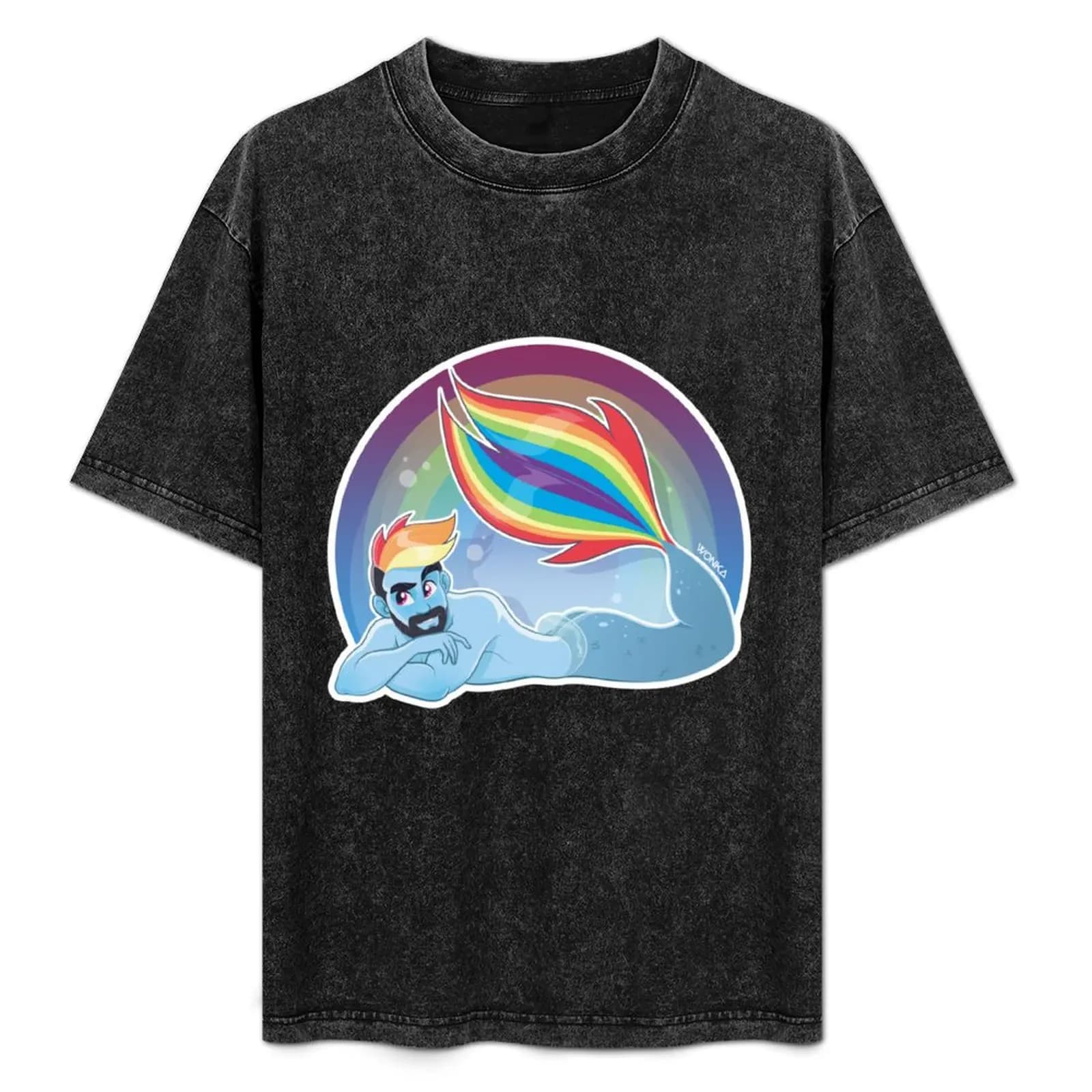 T-shirt Merman Dash, maglietta traspirante a maniche corte per palestra