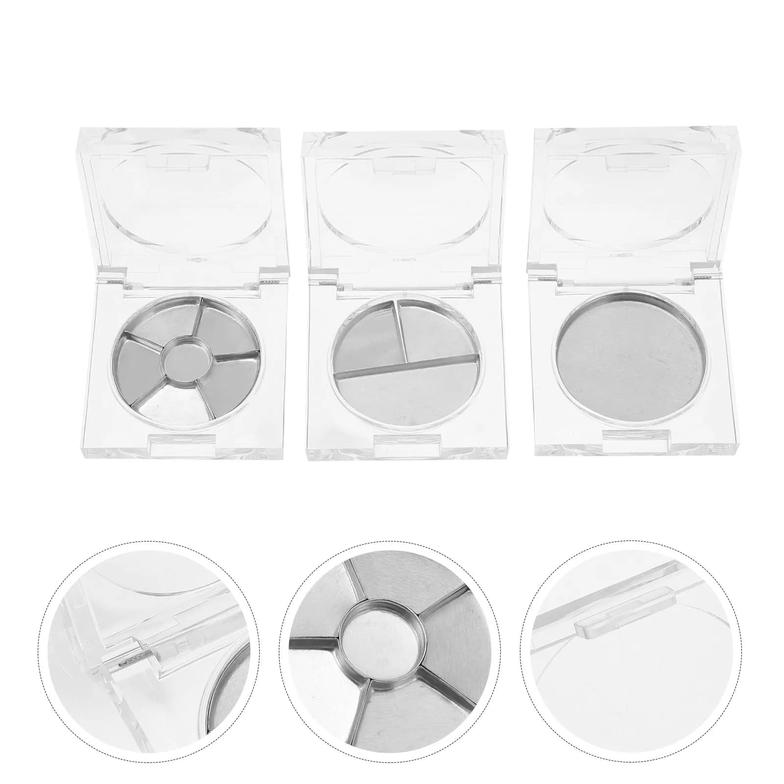 Set da 1 Contenitore Compatto Vuoto per Blush e Ombretto, Ricaricabile, Scatola da Viaggio per Trucchi, Custodia per Ombretto