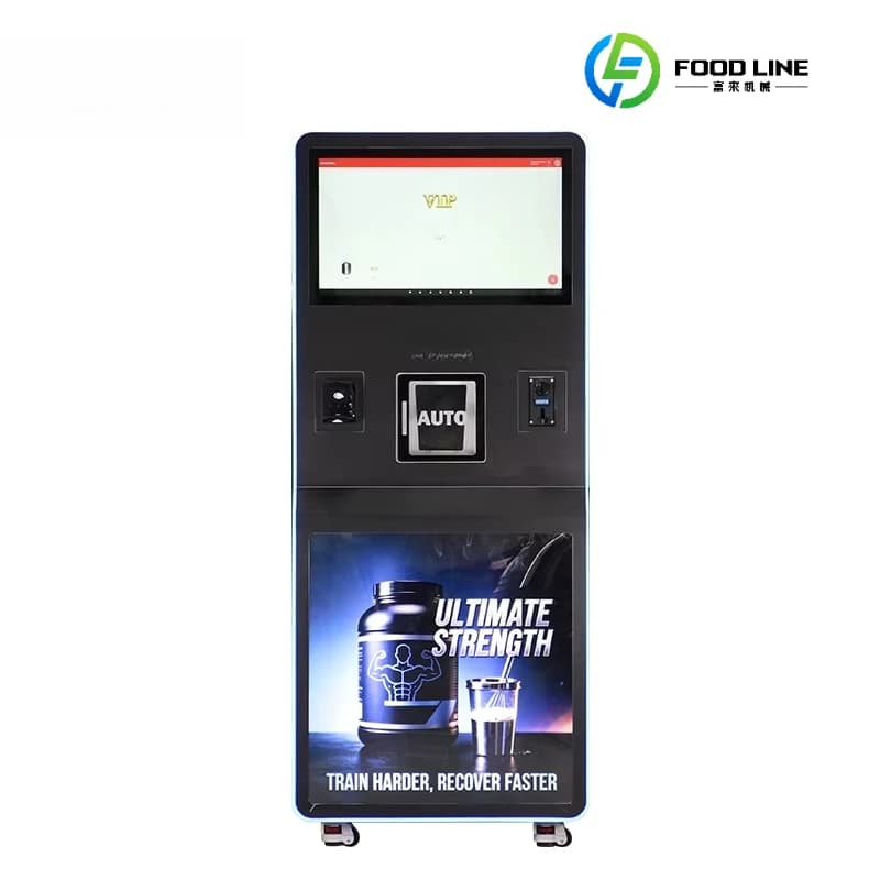 Chinese manufacturer automatic milk protein shaker dispenser with gym mixer