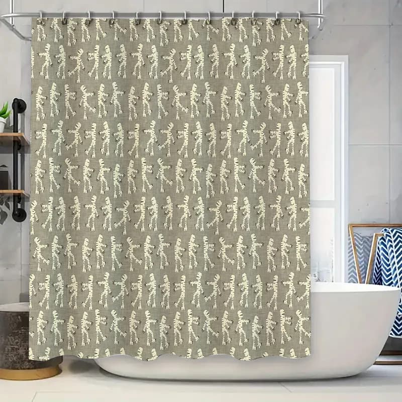 Tenda da doccia floreale vintage fattoria rustico arredamento bagno natura paese botanico chic set di tessuti lavabili