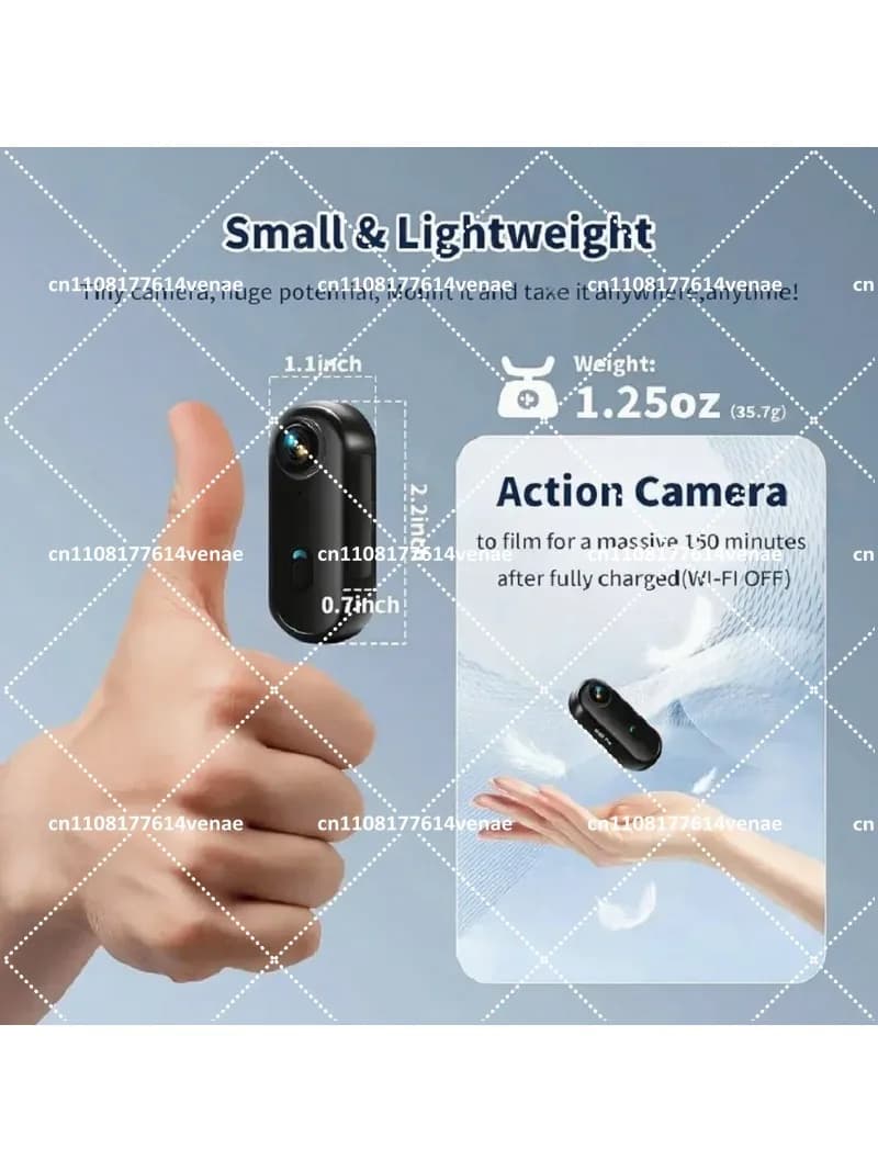 4K Wireless Pet Collar Camera Outdoor Animal Tracking Video Recording HD 1080P Action Necklace for Cats Dogs