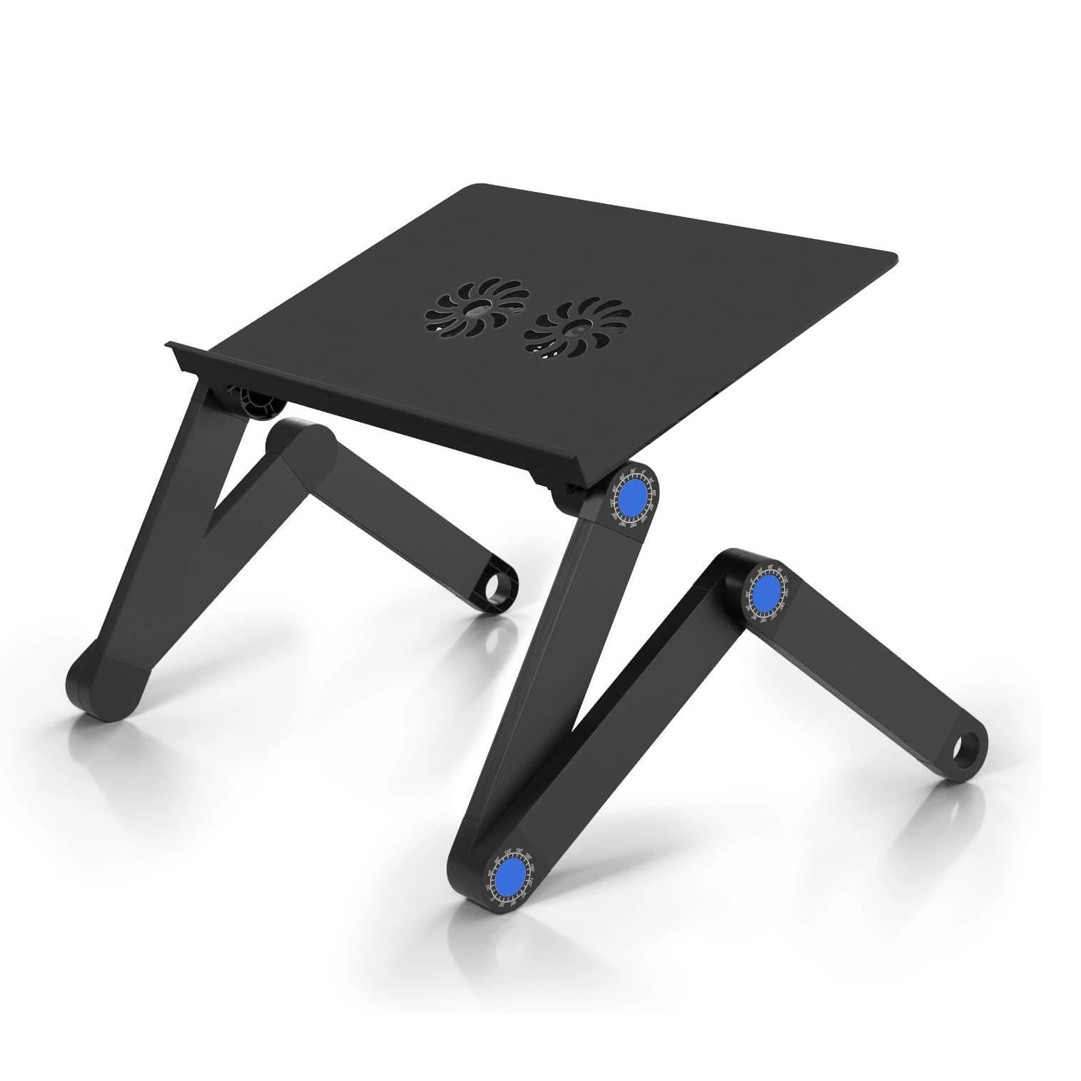 Supporto da tavolo per Laptop e supporto da scrivania/supporto/tavolo Riser regolabile portatile con tappetino per Mouse supporto di raffreddamento per Laptop in alluminio scrivania per letto