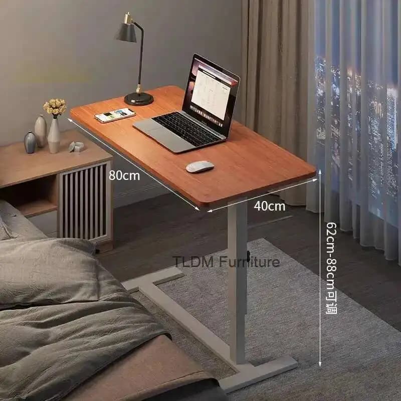 Scrivania da ufficio regolabile in altezza, scrivania da studio, scrivania da gioco, camera da letto in piedi, tavolo da computer, accessori pieghevoli ad angolo