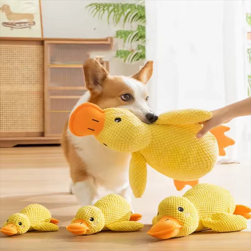 Nice toy for dogs Stomping Duck Dead Resistant Tooth reptilian Cleaning Large dogs Interactive entertainment Puppy abdomen Plush