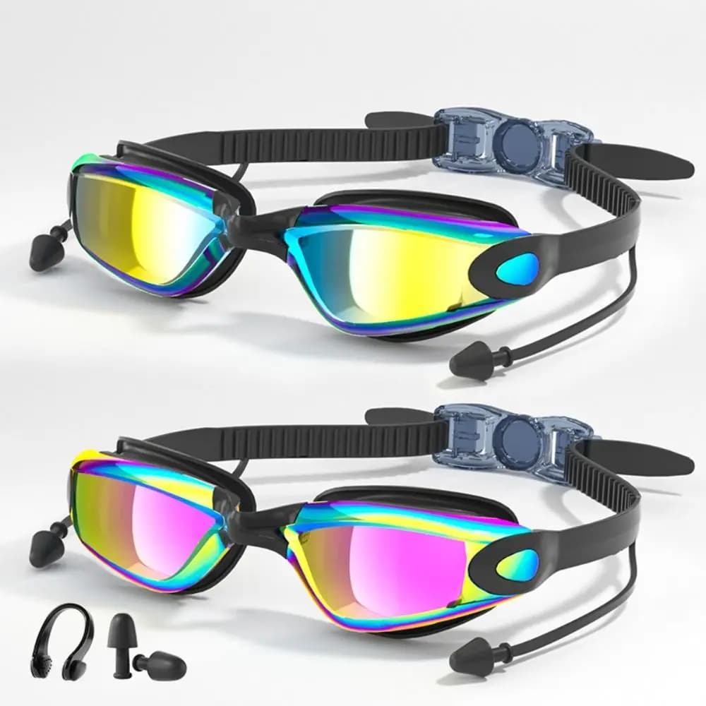 Creative Summer Swimwear HD Swimwear for Waterproof Silicone Diving Glasses Adjustable Swimwear Man Woman