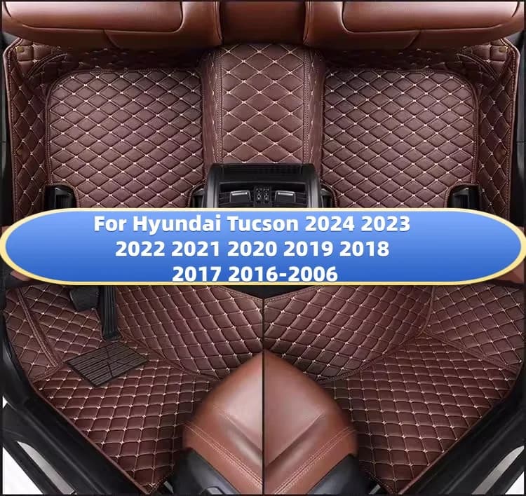 Auto Mat for Hyundai Tucson 2024 2023 2022 2021 2020 2019 2018 Interior Car Accessories Carpet