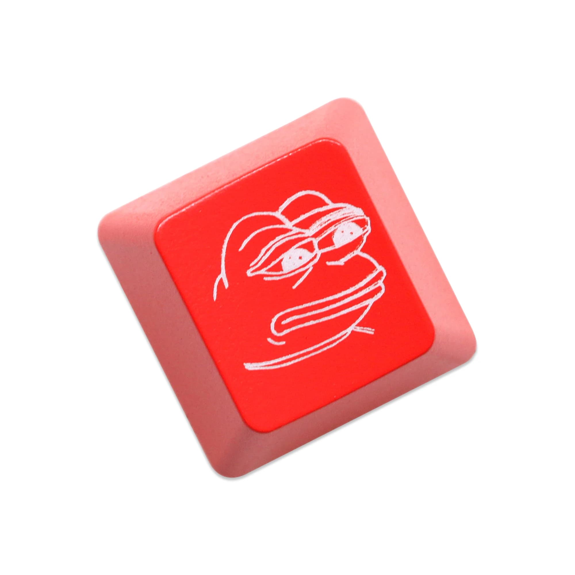 Novità Shine Through Keycaps ABS inciso retroilluminato nero rosso r1 ESC Sad Frog THX meme Tendenze Internet