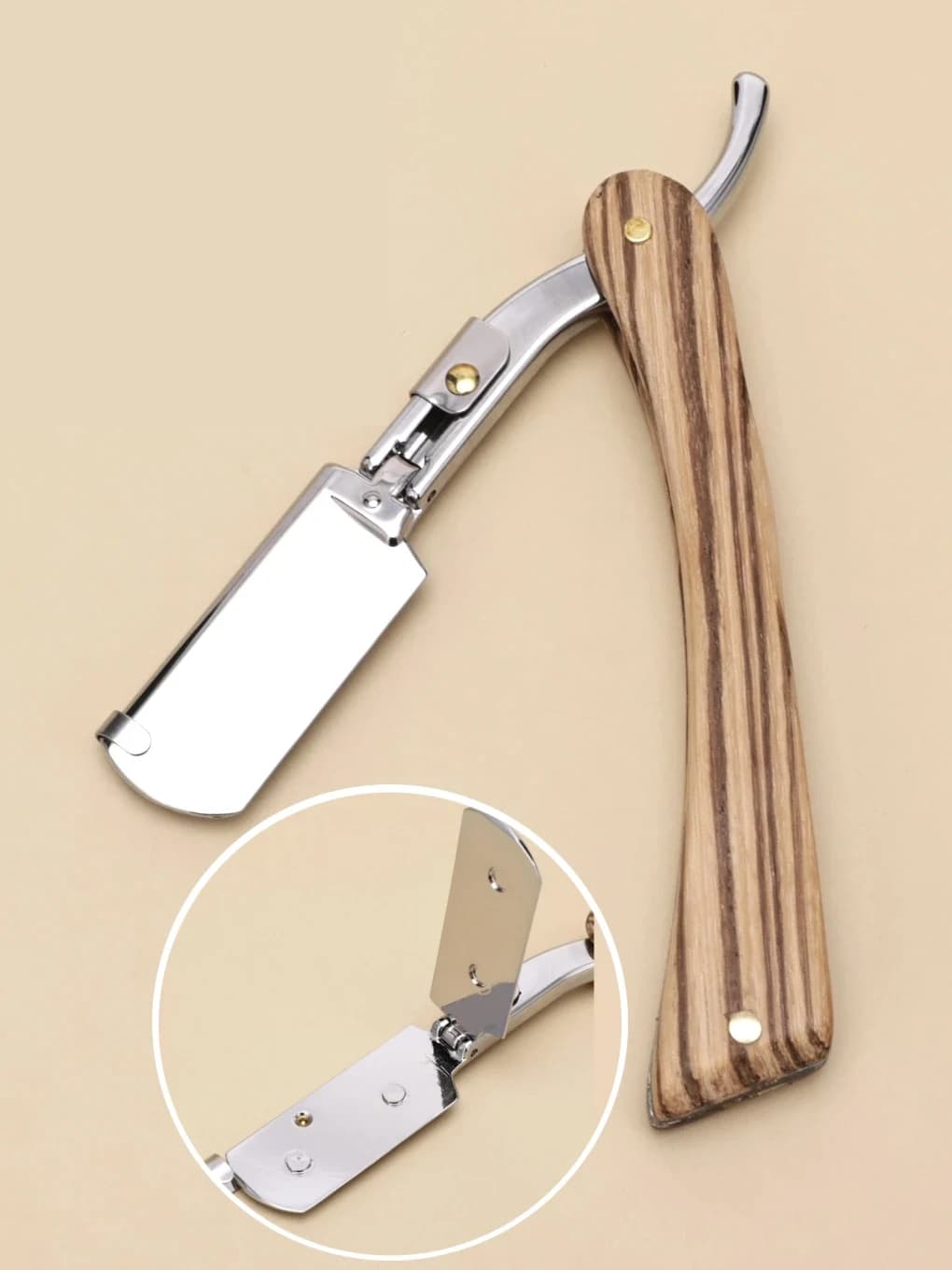 Barbershop razor manual edge stainless steel sharpened barber shaving tool Trimmer Cutter Tool