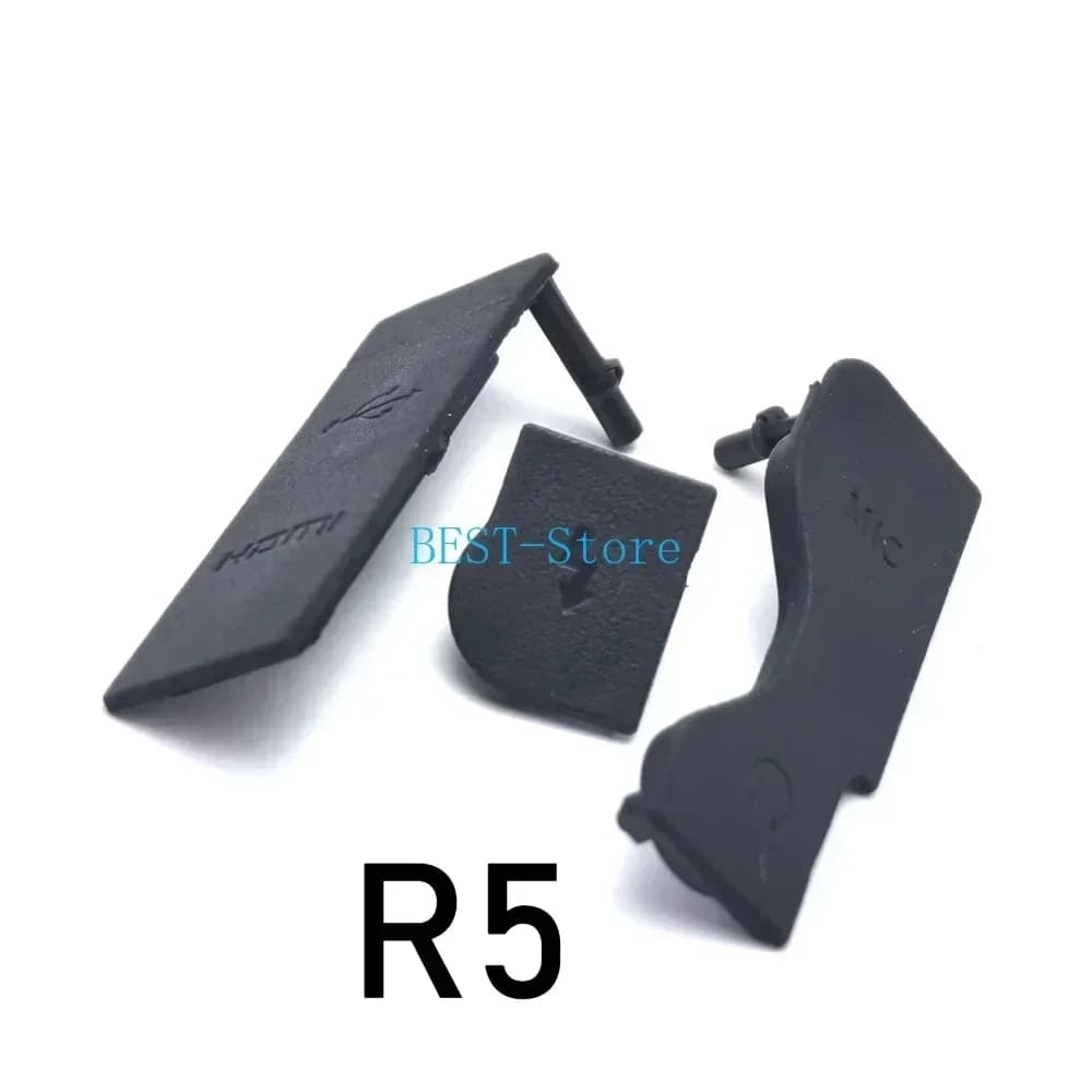 NEW USB HDMI-compatible Rubber Door Bottom Cover for Canon EOS R5 Digital Camera Repair Accessories