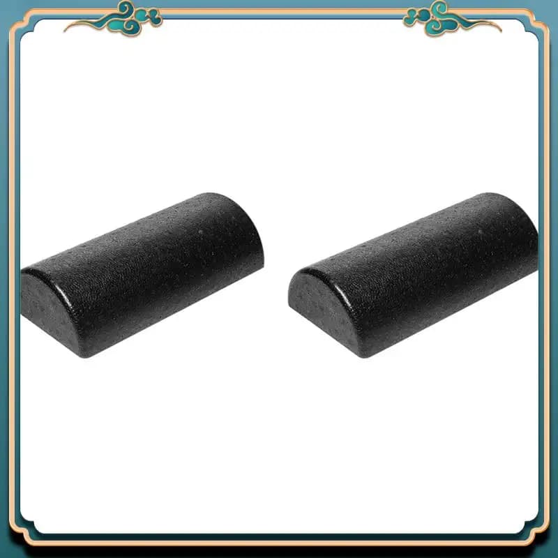 ABMV-2X Semicircular Yoga Cylinder Fitness Equipment Foam Roller for Yoga Brick for Yoga Black