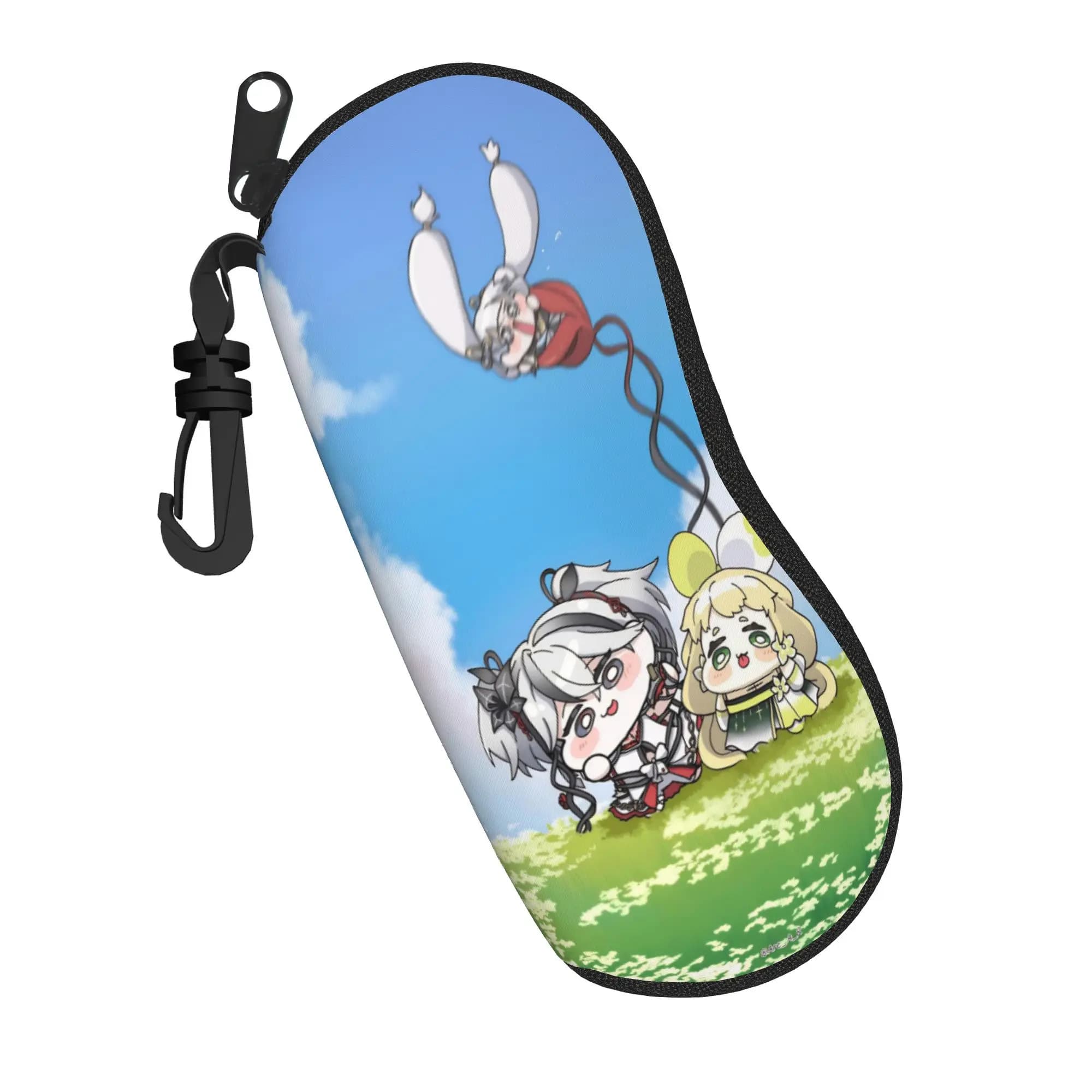 Trickcal C-Chibi Go Games Custodia per occhiali Regalo per donna Uomo Accessori Scatola per occhiali Contenitore per occhiali Kawaii