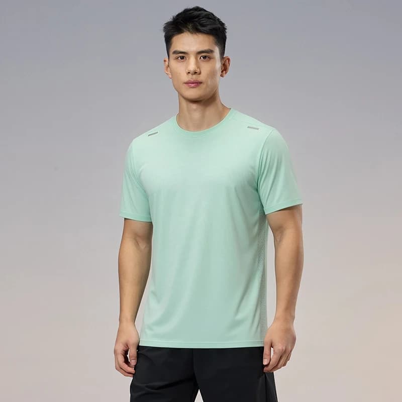 T-shirt Sportiva ad Asciugatura Rapida per Uomo, Maglietta da Palestra e Corsa, Comoda e Traspirante, Top per Escursionismo e Fitness