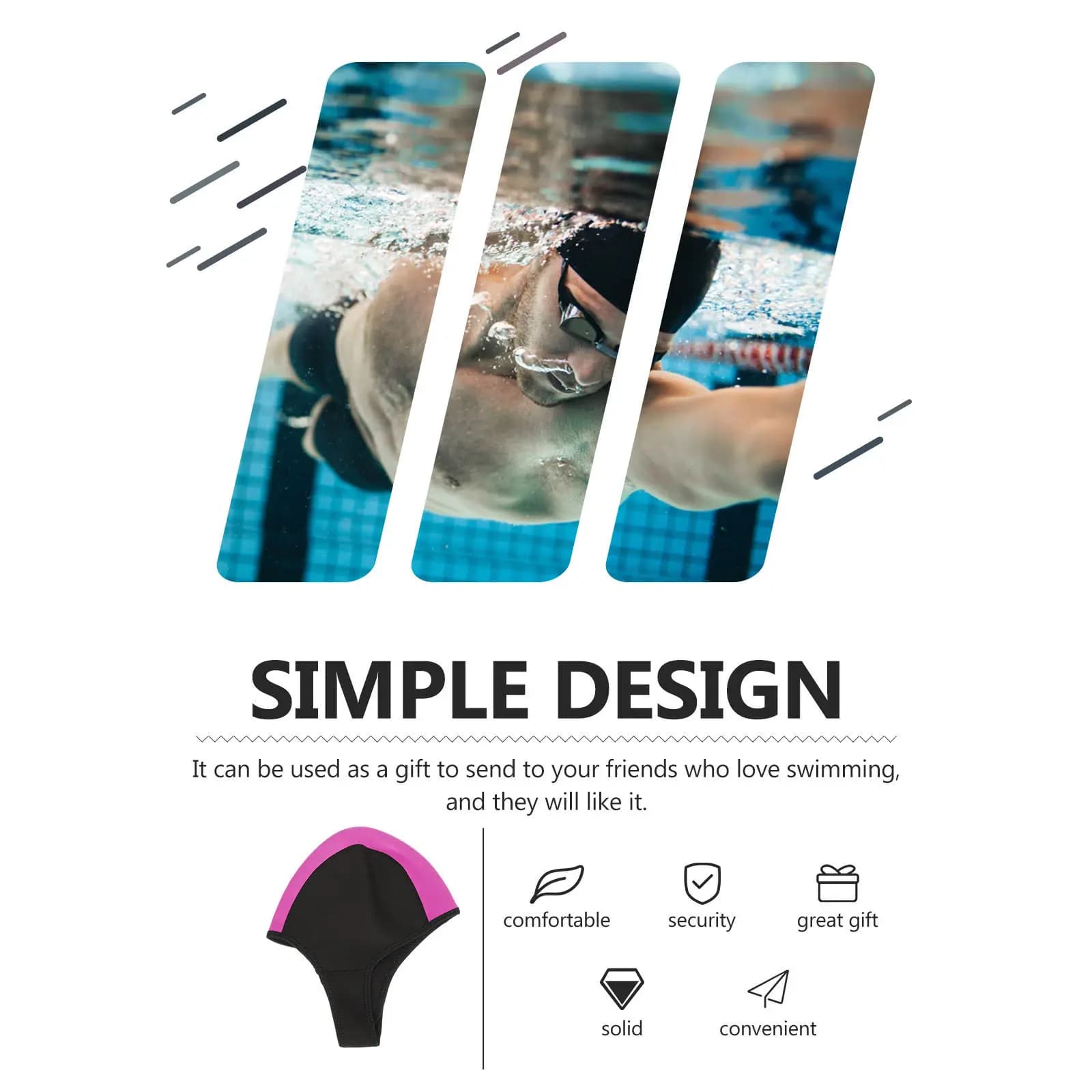 Highly Elastic Rubber Antifreddo Headphone, Waterproof, for Internal and External Use, Hair Protection, Warm