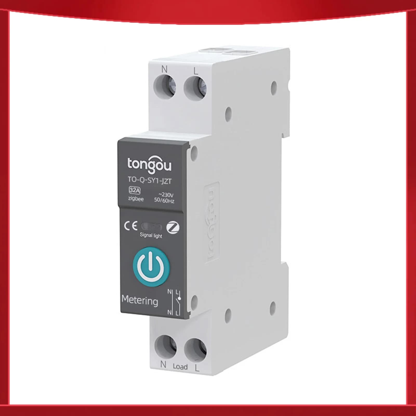 Interruttore Intelligente Tuya Zigbee con Controllo Remoto Wireless e Visualizzazione Tramite App Mobile per Casa Intelligente
