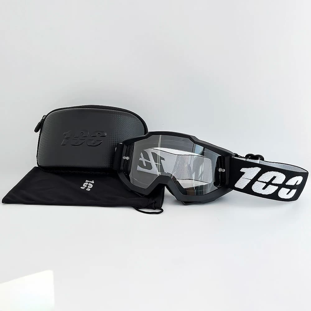 Un set di occhiali da moto Motocross Lenti HD di sicurezza Occhiali Dirt Bike ATV Sci mtb Occhiali MOTO Occhiali da sole da ciclismo all'aperto