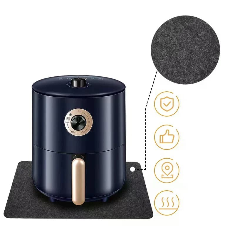 Air fryer felt pad, countertop protector, anti slip electrical appliance, mobile pad, kitchen accessories